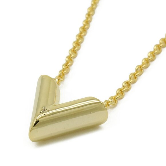 LOUIS VUITTON Gold Necklace - Picture 4 of 7